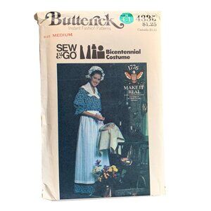 Butterick Bicentennial Costume Misses Sewing Pattern 4335 Medium Size - uncut